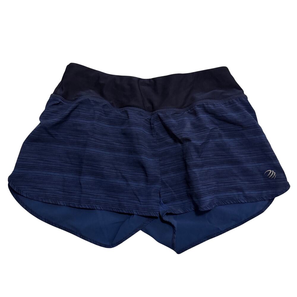 Mpg women’s workout shorts sz XS fitness activewear blue navy
